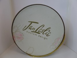 Jan Leslie Very Vintage Hat Box Has Issues 13&quot; Round X 7&quot; Tall - £19.36 GBP