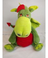 Teddy Mountain Green &amp; Red Dragon Plush 13&quot; Stuffed Animal Fantasy Toy N... - £12.30 GBP