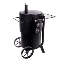 OKLAHOMA JOE&#39;S Charcoal Drum Smoker Grill in Black with 284 sq in Cookin... - $343.49
