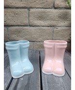 6.25&quot; H, Small Rain Boot Vase/Planter, Yard Art, Home Decor, CHOOSE Color - $29.95 CAD