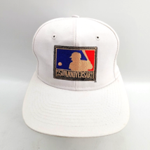 Vintage 90s MLB Ed West 125th Anniversary Snapback Hat Baseball Cap 1994 - £31.60 GBP