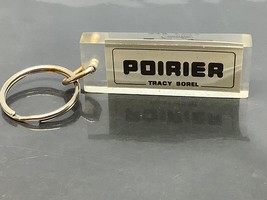 Vintage Promo Keyring POIRIER Keychain CHEVROLET OLDSMOBILE CADILLAC Por... - $7.72