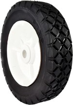 6&#39;&#39;Plastic Wheel Diamond Tread For Lawn Mowers Utility Cart BBQ Grill Compressor - £14.69 GBP