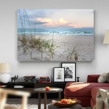 Cloudy Sky Tropical Beach Ocean Colorful Art Wall Hanging Canvas Prints - 24&quot;x36 - £85.53 GBP