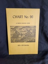 Vtg rare Babs Fuhrmann petit point Chart No. 96 Dutch Water Scene 100x150 - £19.17 GBP