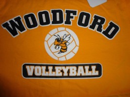 New NWT Yellow Adidas Woodford Volleyball  tshirt Mens S EXCELLENT - £15.61 GBP