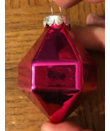 Pink Hanging Christmas Ornament Very Rare Vintage-SHIPS N 24 HOURS - €16,99 EUR