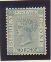 Sierra Leone Stamp Scott #26, Unused, No Gum - $10.00