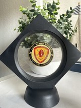 Us Marine Corps - 10th Marine Regiment Challenge Coin With 3D Display Case - £15.57 GBP
