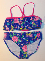 Joe Boxer Girls 2pc Swim Suit Flowers Sizes 6-6X, 7-8 or 10-12 NWT - $13.59