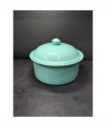 Fapor Turquoise Casserole Pot with Lid, Mid Century Modern Round Covered... - $1,238.88 MXN