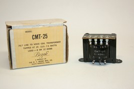 RARE Bozak CMT-25 Line to Voice Coil Transformer NOS Open Box - £39.46 GBP