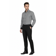 Mens Shirt J.Valintin Turkey Usa Egyptian Cotton High Neck 1f94-06 Black image 9