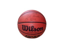 SIGNED Inscribed John Wooden Basketball NCAA Reaction Game Ball UCLA - £45.12 GBP