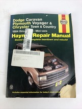 Haynes Repair Manual Dodge Caravan Plymouth Voyager Chrysler 1984-1995 #... - $11.79