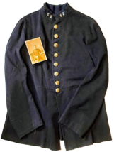 Antique British Victorian Era Police Jacket Constabulary Tunic w Photo Postcard - £220.29 GBP
