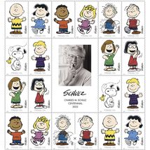 United States Postal Service Charles M. Schulz First Class Forever Stamps 2022-1 - £14.07 GBP+