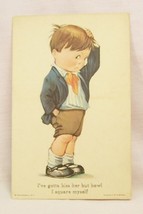 Vintage Postcard: C.H. TWELVETREES Comic #141 &quot;I&#39;ve gotta kiss her but howl I... - £10.81 GBP