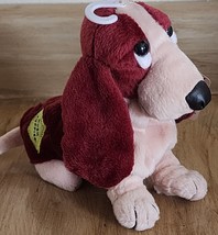 Hush Puppies Beanbag Plush Basset Hound Applause Dog W/ Tags 5&quot; Garnet - £9.34 GBP