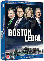 Boston Legal: Season 4 DVD (2008) James Spader Cert 15 5 Discs Pre-Owned Region  - £14.95 GBP