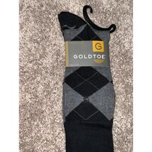 Men’s Goldtoe Argyle Dress Socks Black - $20.00
