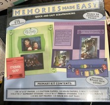 Memories Made Easy Quick And Easy Scrapbooking Kit Set Over 575 Pieces Brand New - £13.69 GBP