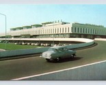 Road to New Airport Terminal Leningrad Russia USSR UNP Chrome Postcard J16 - $4.90
