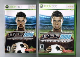 PES Pro Evolution Soccer 2008 Xbox 360 video Game CIB - £15.10 GBP