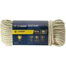 MIBRO Group (The) 643991 Smooth Braided Cotton TG3/16x50 BRD Sash Cord - $20.59