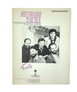 Exile She&#39;s Too Good To Be True Vintage Sheet Music 1985 Piano Guitar Vocal - £9.85 GBP