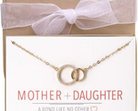 Mothers Day Gifts for Mom, Mother Daughter Gift - Interlocking Circle Ne... - £32.17 GBP
