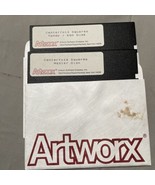 Vtg ArtWorx Centerfold Squares master Disk Tandy EGA Disk 5.25 Floppy Disks - £13.79 GBP