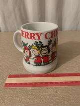 Peanuts Vintage Christmas Coffee Mug- Merry Christmas 1981 Made in Japan... - £8.98 GBP