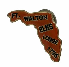 Ft. Walton Florida Elks Lodge 1795 Benevolent Protective Order Enamel Ha... - $7.95