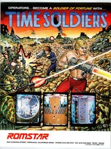 Time Soldiers Arcade FLYER Original 1987 Unused Retro Video Game Artwork... - $23.40