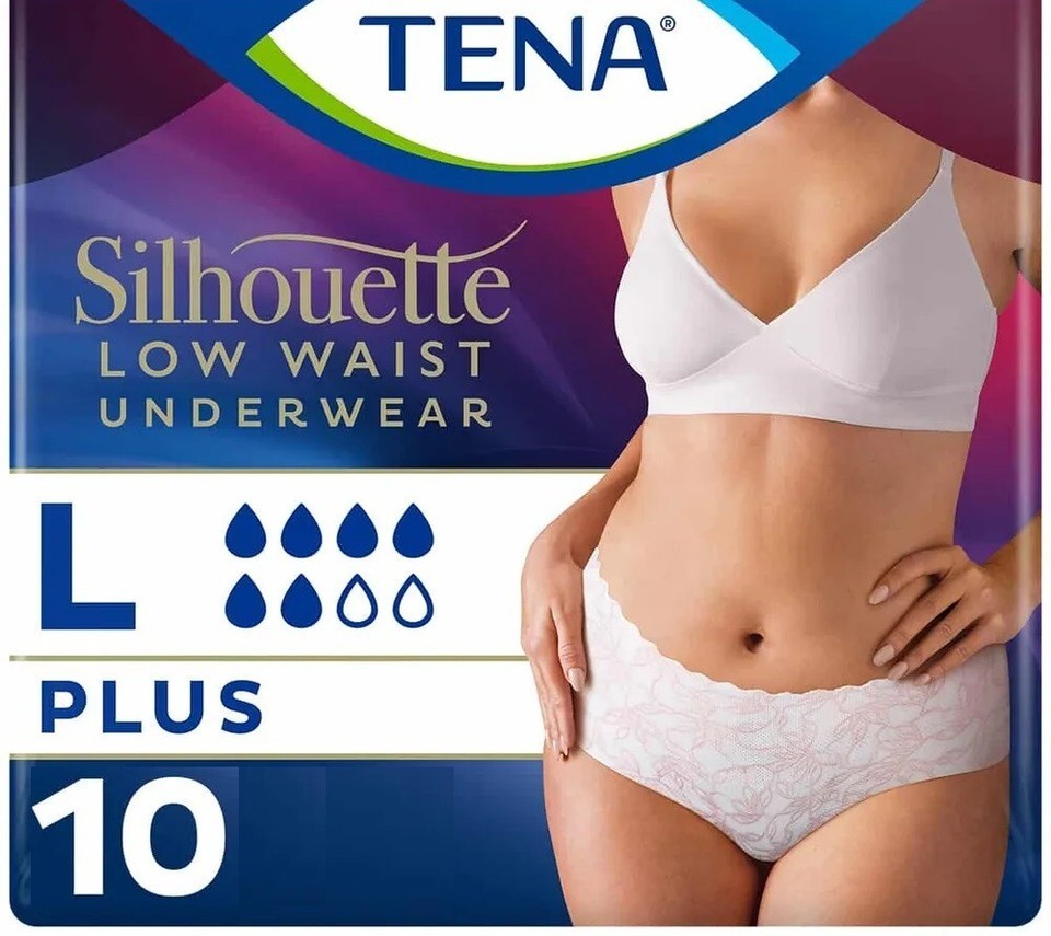 Tena Lady Silhouette Pants Normal Large - Pack of 10 (Incontinence Pants) - $10.59