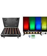 Rockville 6 Battery Powered Rechargeable Strip Lights+Wireless DMX+Charg... - £1,152.82 GBP