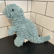 Manhattan Toy Company Teal T-Rex Dinosaur Plush Stuffed Animal EUC - £11.01 GBP