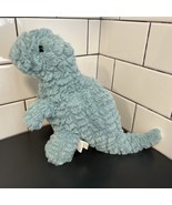 Manhattan Toy Company Teal T-Rex Dinosaur Plush Stuffed Animal EUC - £11.00 GBP