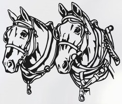 Cart Horses Digital Cross Stitch Chart - £6.29 GBP