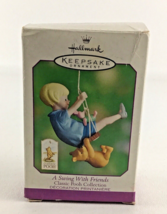 Hallmark Keepsake Christmas Ornament Classic Pooh A Swing With Friends New 2000 - $21.00