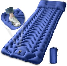 Camping Sleeping Pad, MEETPEAK Extra Thickness 3.9 Inch Inflatable Sleeping Mat - £30.36 GBP