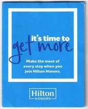 Hotel Key Card It&#39;s Time To Let Me Go Hilton Hotel With Folder - $4.94