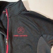 VTG Spyder CHRIS LOCURTO Men's L Black Full-Zip Embroidered Logo Fleece Jacket image 4