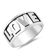 LOVE hippie sterling silver rings - $304.63 MXN