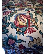 Waverly Henry Ford Museum Greenfield Fabric Jacobean Floral 12 Yards x 5... - $262.35