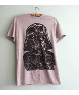 Darth Vader T-shirt, Unique Grey Star Wars T-shirt, Geek Movie T-shirt - $25.00