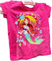 Ariel Little Mermaid Shirt Princess DisneyStore Girls XXS2/3 Multicolor - £11.14 GBP