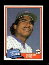 1981 Topps Traded #750 Hector Cruz Nm Cubs Nicely Centered *X82241 - £2.30 GBP