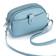 Genuine Cow Leather Women Shoulder Bag Summer Small Daily Lady Crossbody Bag Lux - £36.55 GBP